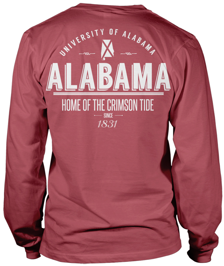 university of alabama comfort colors t shirts