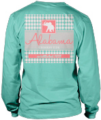 Pachyderm Collection Lattice Block Long Sleeve Comfort Colors Tee