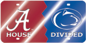 Penn State House Divided Mirror Car Tag