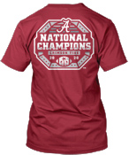 National Champs Comfort Colors Champs Logo Tee