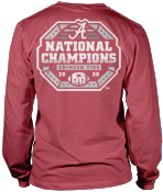 National Champs Comfort Colors Champs Logo Long Sleeve Tee