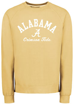 ALABAMA Vintage Crew Neck Fleece in Sun Ray