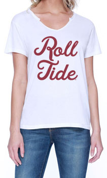 ROLL TIDE Modal Neck Tee