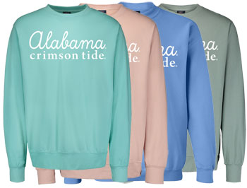 Script Alabama Fashion Color Crew