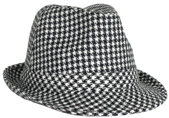 Houndstooth Fedora