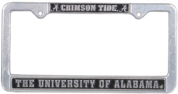 Crimson Tide Pewter Tag Frame