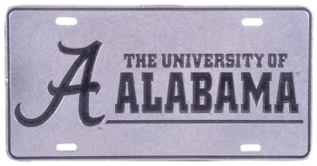 Script A/UA Wordmark Pewter Tag