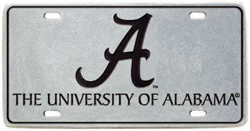 Script A/University Pewter Tag