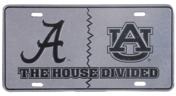 Script A/AU Auburn House Divided Pewter Tag