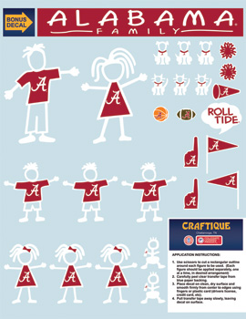 Family Decal Sheet