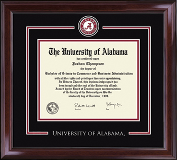 Athletic Seal Spirit Diploma Frame