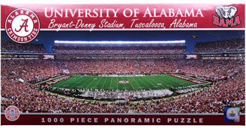 Bryant-Denny Stadium 1000-Piece Panoramic Stadium Puzzle