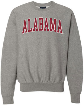 Arched Alabama Pro-Weave Crew Neck Sweat