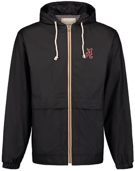 Script A Hooded Rain Jacket