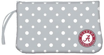 Athletic Seal Dot Wristlet