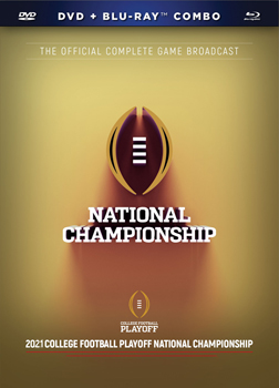 2021 CFP Championship DVD/Blu-Ray Combo Set