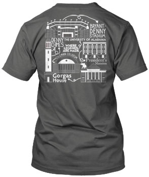 Pachyderm Collection Skyline Book Comfort Colors Tee
