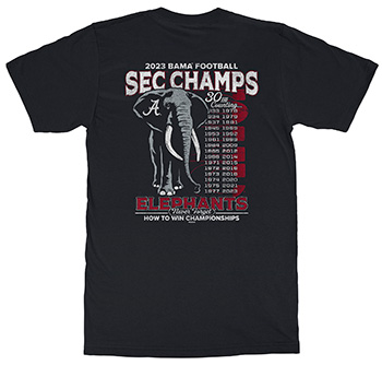 2023 SEC Champs Score Tee